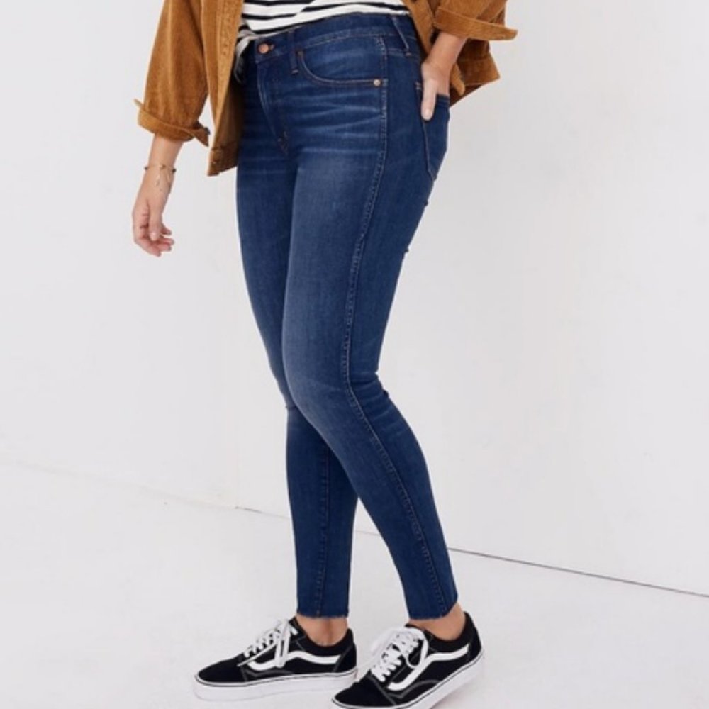 Madewell 9 Inch High Rise Skinny Paloma Wash Jeans